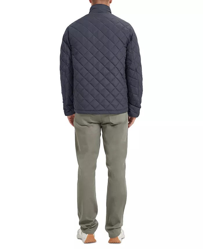 Men's Diamond Quilted Heritage Jacket - thumbnail 4