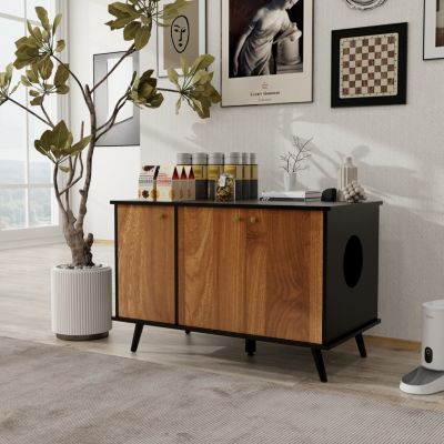 Streamdale Cat Litter Box Furniture, Enclosed and Stylish