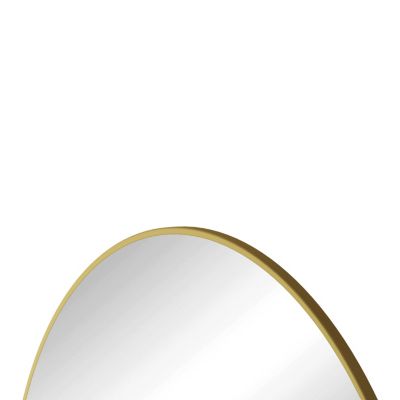 Streamdale 39" Gold Metal Framed Circular Wall Mirror