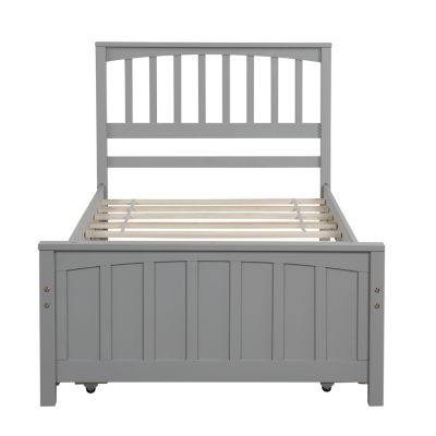 Streamdale Twin Size Platform Bed With Trundle