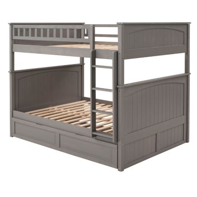Streamdale Gold Full-Over-Full Bunk Bed with Twin Trundle