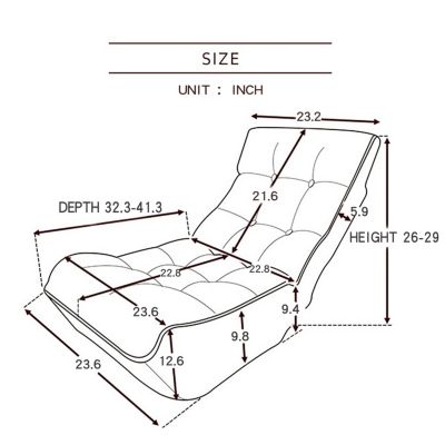 1 piece Reclining and leisure chairs