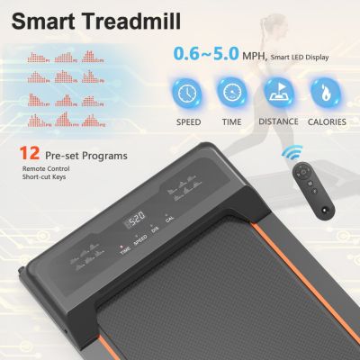 Portable Under Desk Treadmill - 2.5HP 245LBS