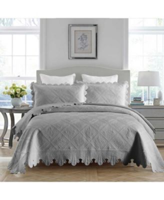 100% Cotton Oversized Bedspread Quilt Set TK - King