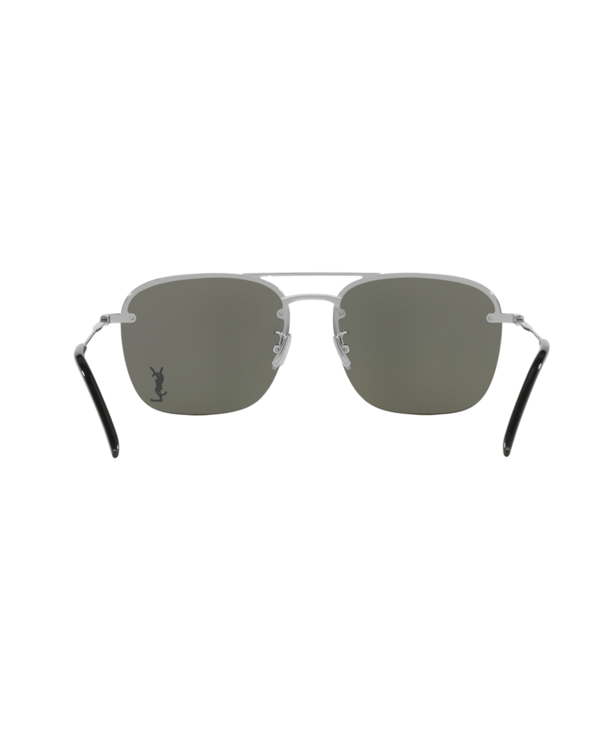Saint Laurent Women's Sl 309 M Sunglasses In Silver Shiny