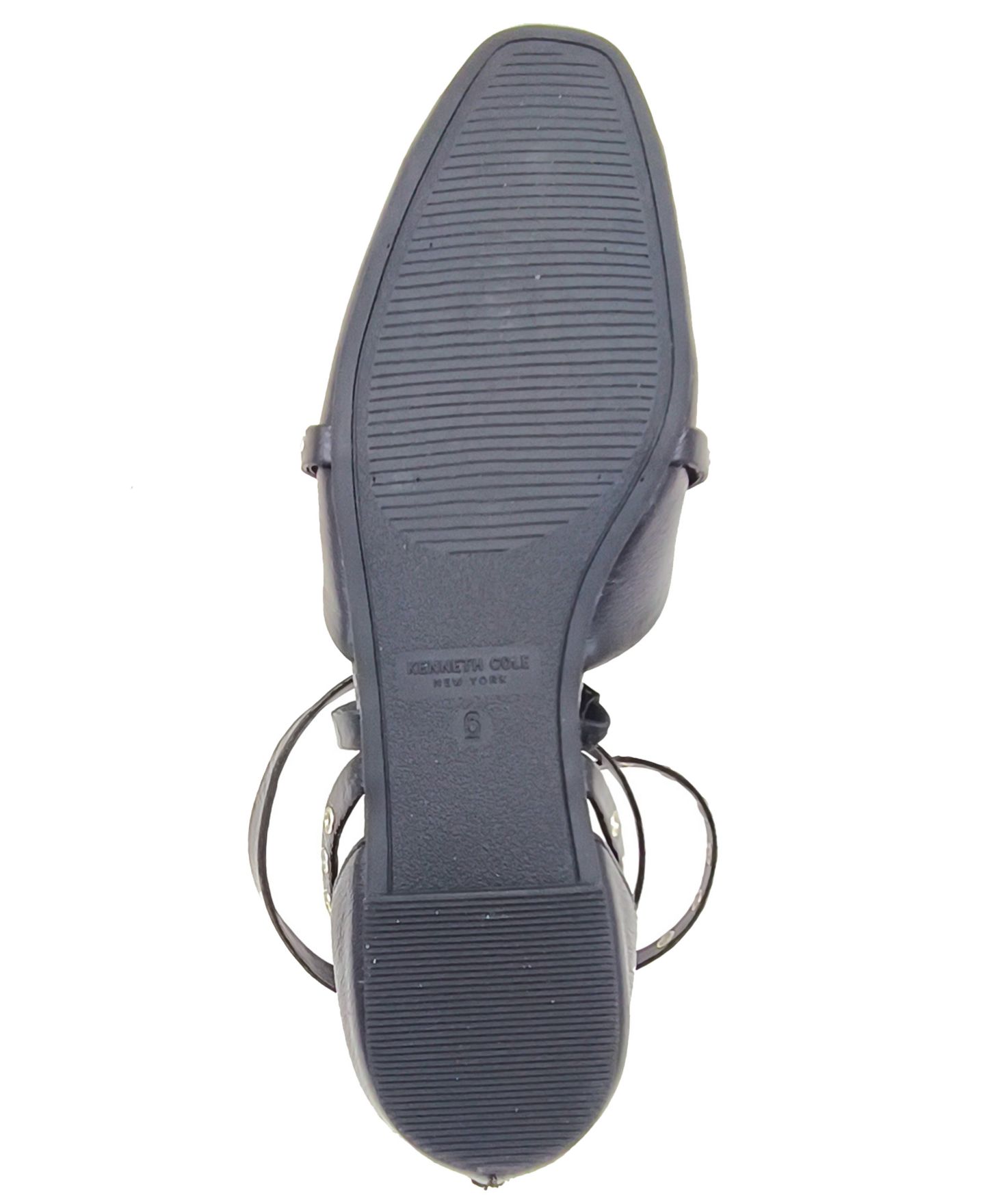 Женские балетки Kenneth Cole New York Mason с ремешками, цвет: Чёрный / Рыжевато-коричневый — фото 11