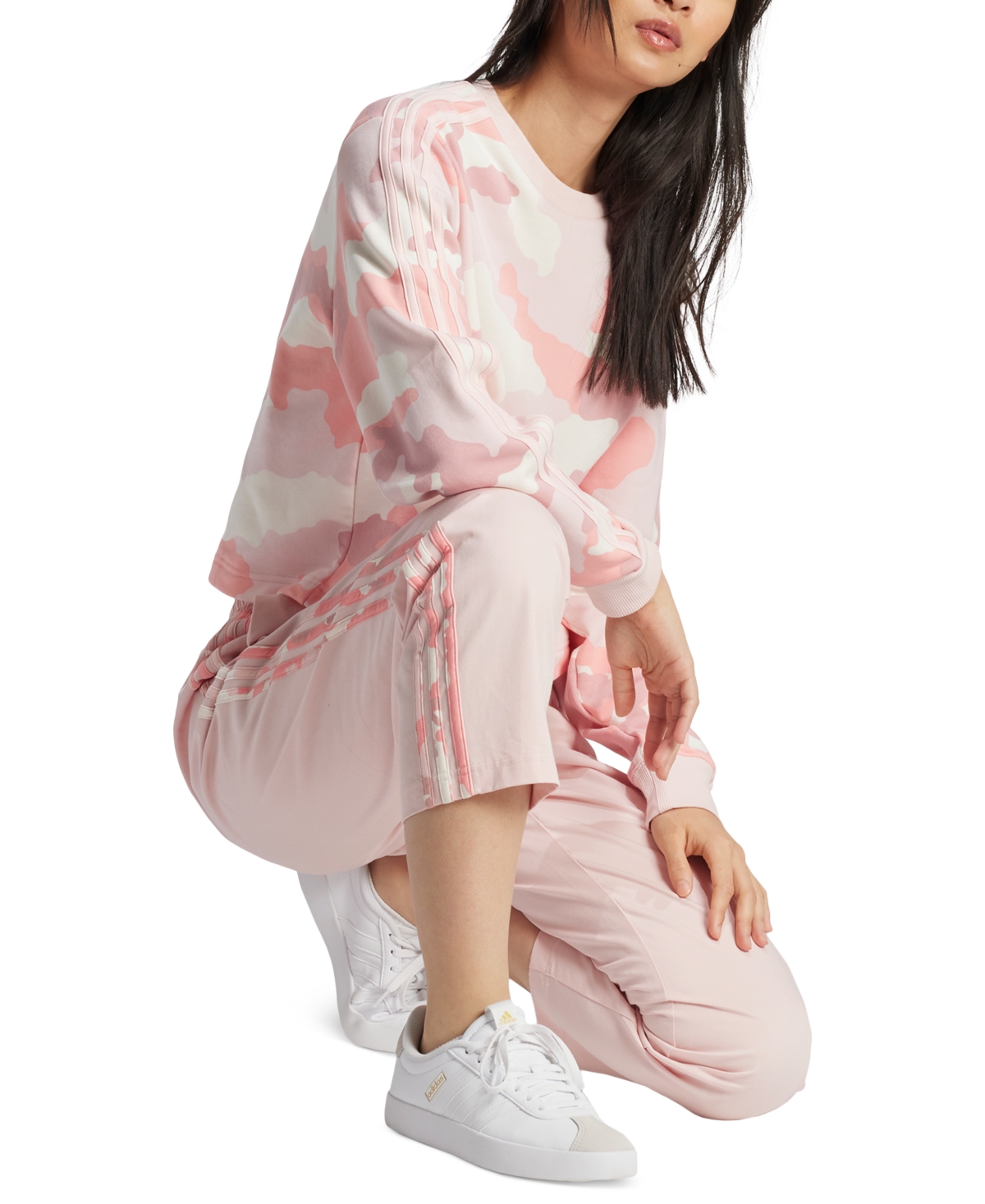 adidas Women's Camo Crewneck Sweatshirt