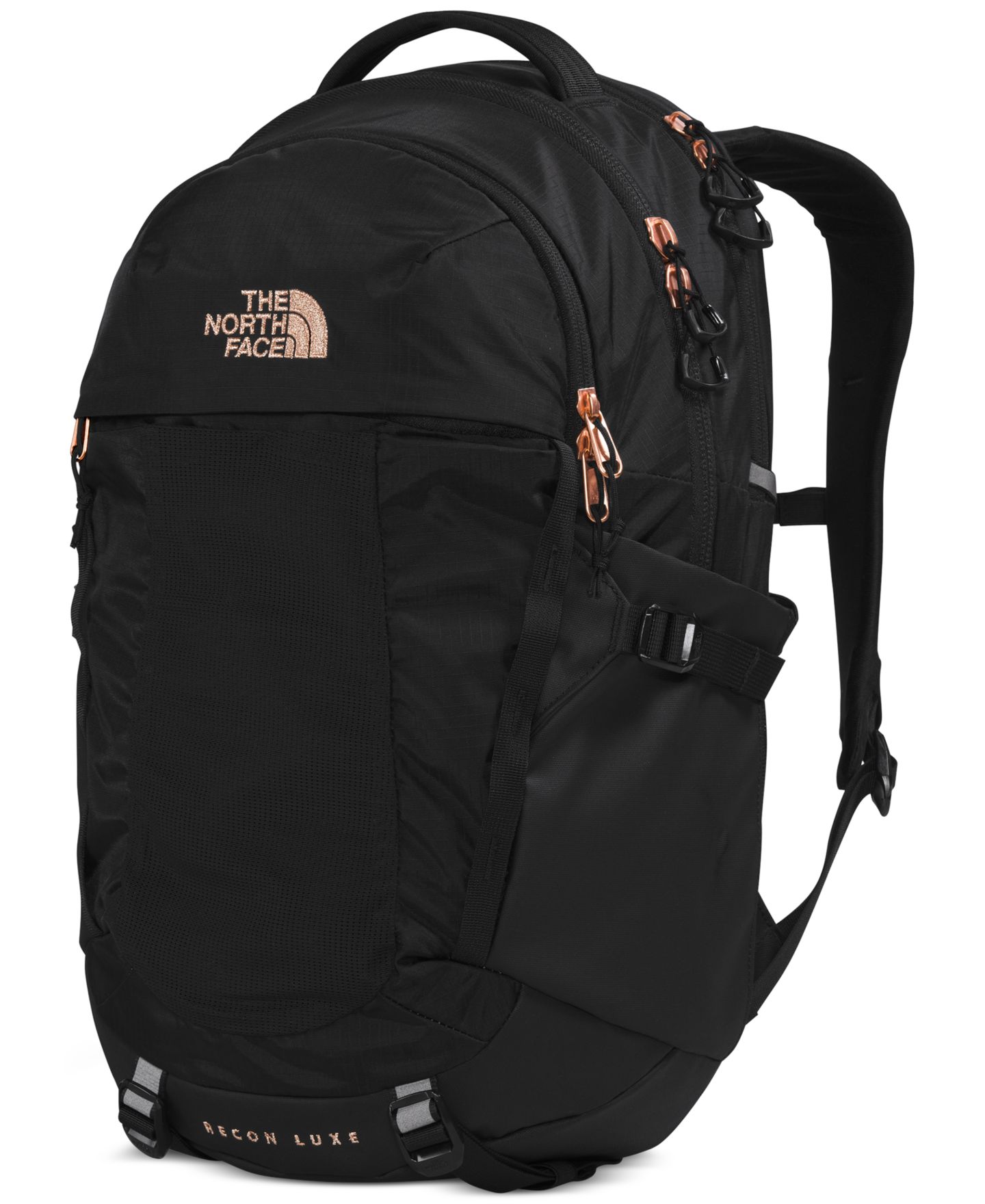 Рюкзак The North Face Recon Luxe, цвет: Чёрный / Коралловый — фото 1