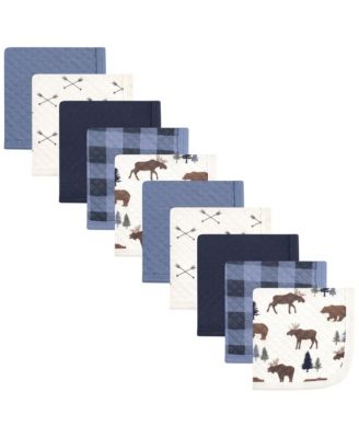 20-Pack Plush Quilted Cotton Washcloths