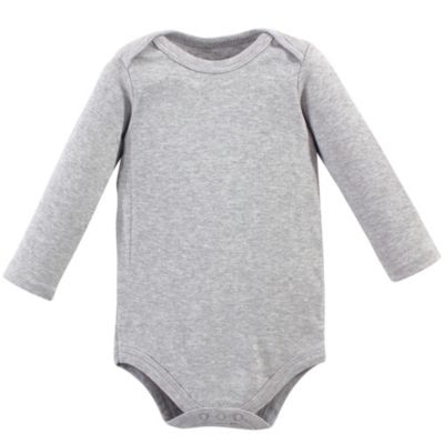 Soft Cotton Long-Sleeve Bodysuit 5Pk