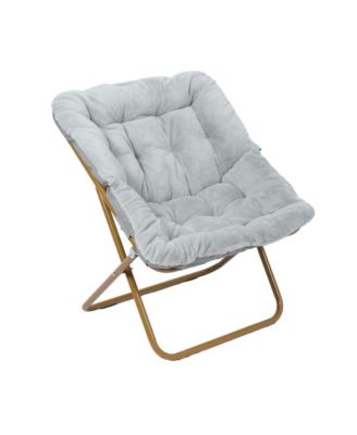 Aisling Oversized Folding Saucer Chair For Dorm, Bedroom