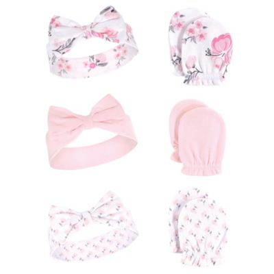 12Pc Headband and Scratch Mitten Set