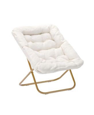 Aisling Oversized Folding Saucer Chair For Dorm, Bedroom