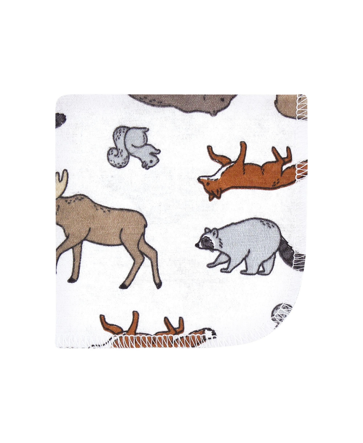 Hudson Baby Boys Soft Flannel Cotton Washcloths