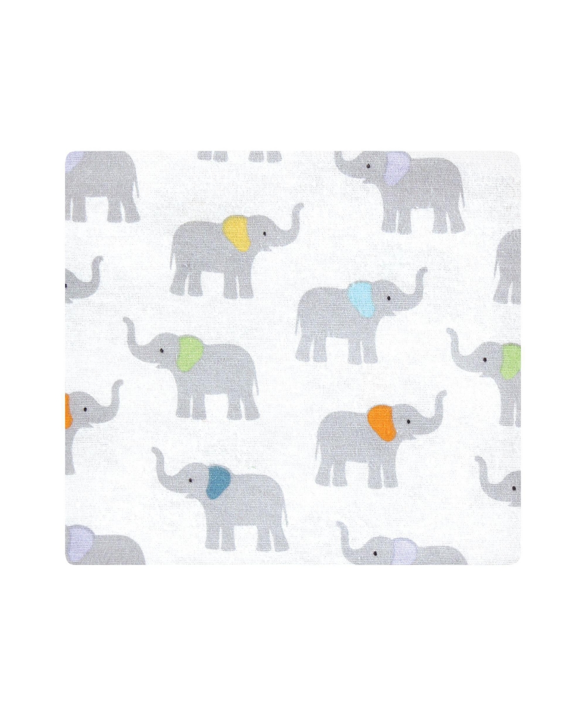 Hudson Baby Unisex Four-Pack Flannel Infant Receiving Blanket Cotton/Poly Blend