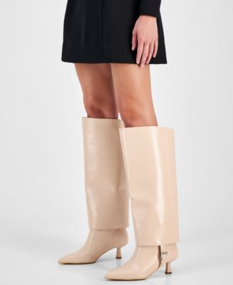 Women's Monica Wide-Calf Pointed-Toe Dress Boots Extended Sizes 9-14