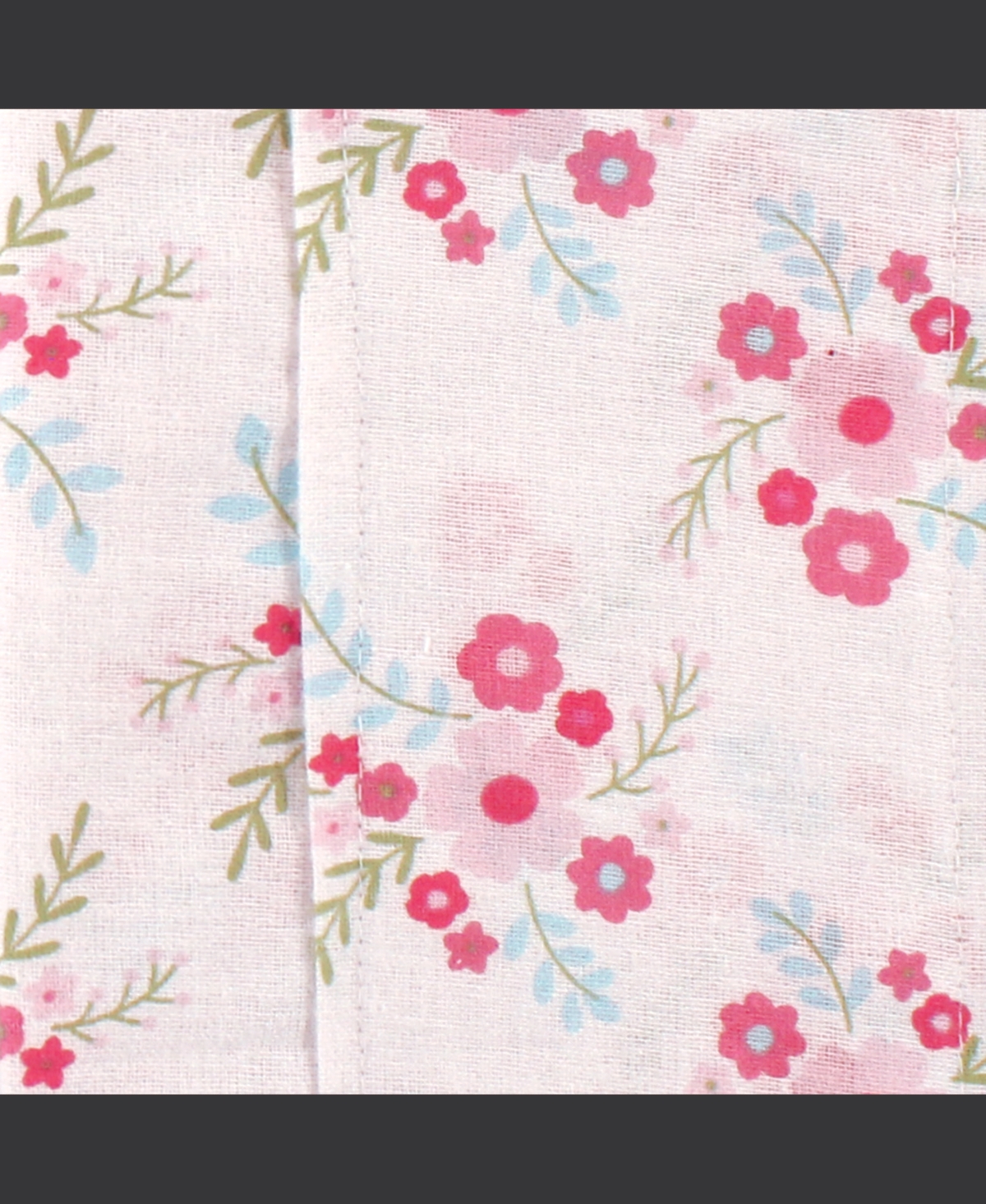 Luvable Friends Infant Girl Cotton Flannel Burp Cloths and Receiving Blankets, 11-Piece, One Floral