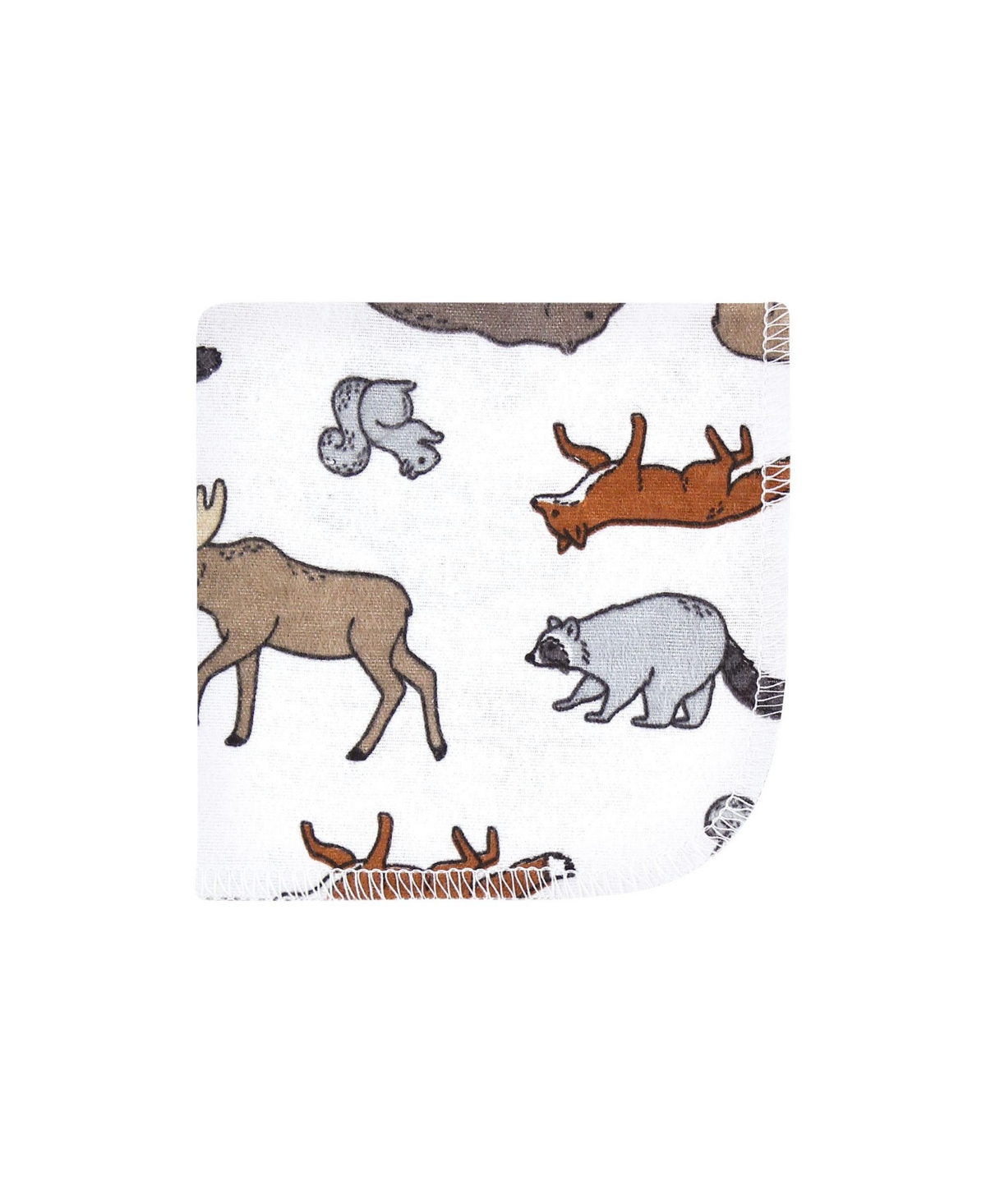 Hudson Baby Infant Boy Flannel Washcloths, Dino World 10Pk, One