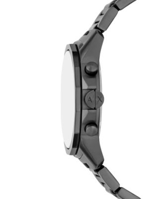 Men's Quartz Chronograph Gunmetal Stainless Steel 44MM