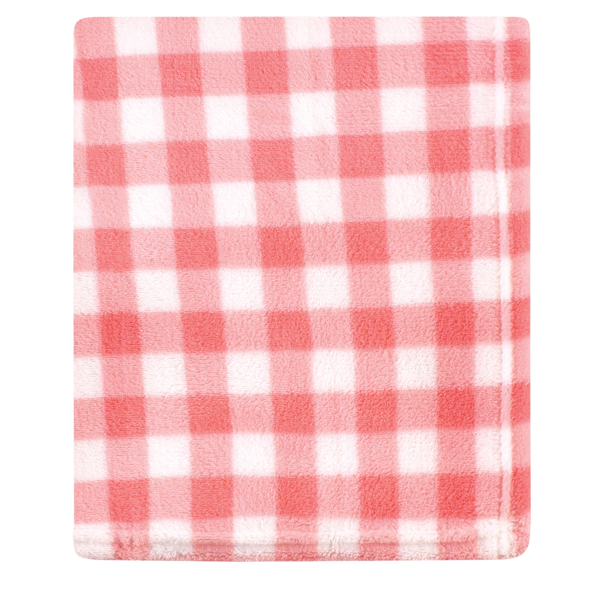 Hudson Baby Infant Girl Silky Plush Blanket, Blossoms