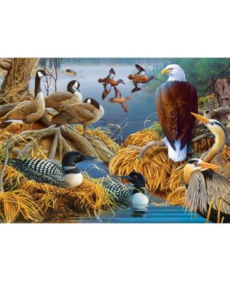 MasterPieces Audubon - Lake Life 1000 Piece Jigsaw Puzzle for Adults