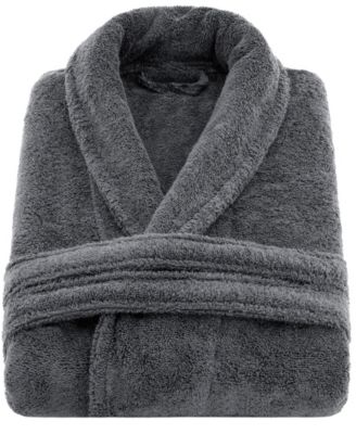 Lightweight Plush Shawl Collar Bathrobes