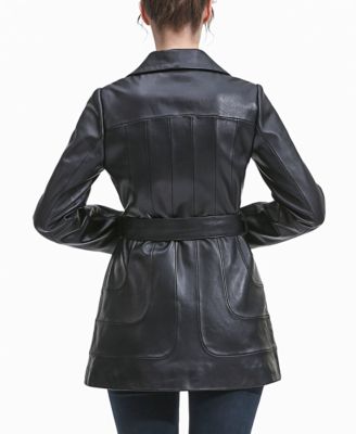 Women's Erika Leather Coat
