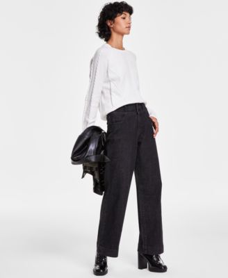 Liverpool Jeans - Super Stride Wide Leg With Shadow Cuff