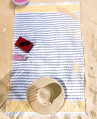 Peshtemal 100% Turkish Cotton 4-Pack Beach Towels, 35" x 60" 