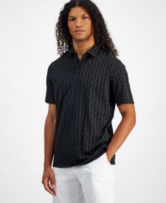 A|X Armani Exchange - Men's Short Sleeve Logo Print Polo Shirt