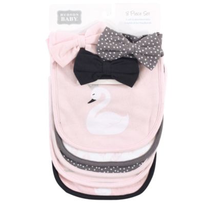 8Pk Bibs/Headbands Set