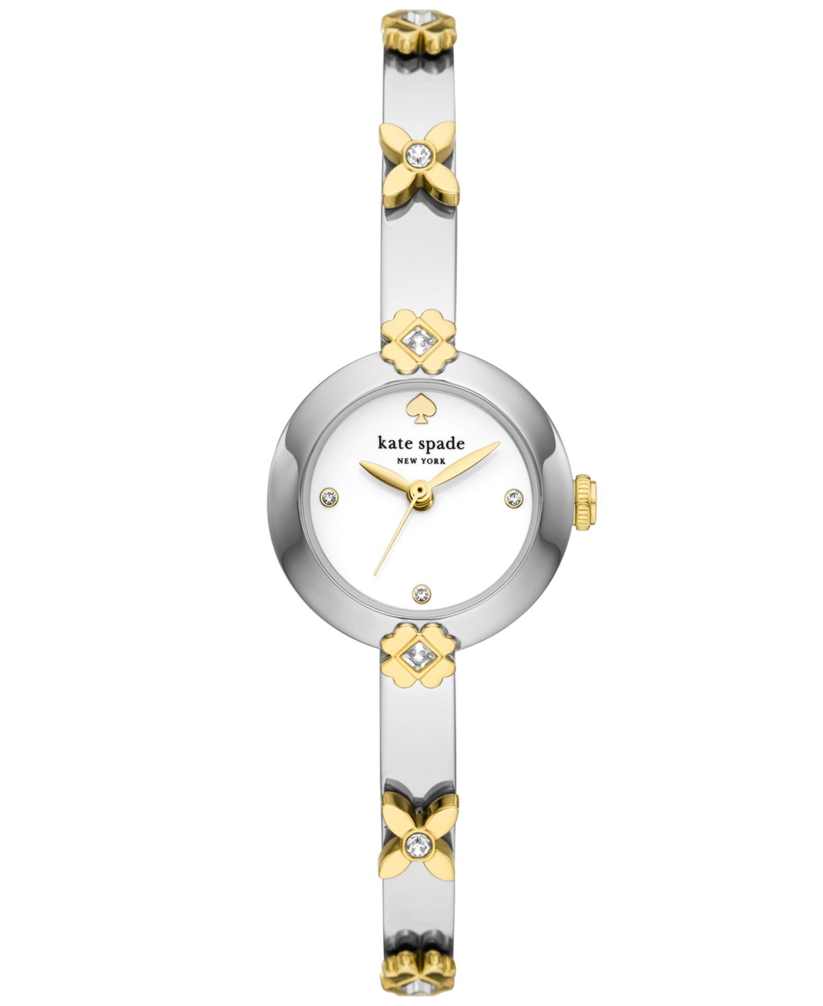 Shop Kate Spade Women's Monroe Two-tone Stainless Steel Bracelet Watch 24mm