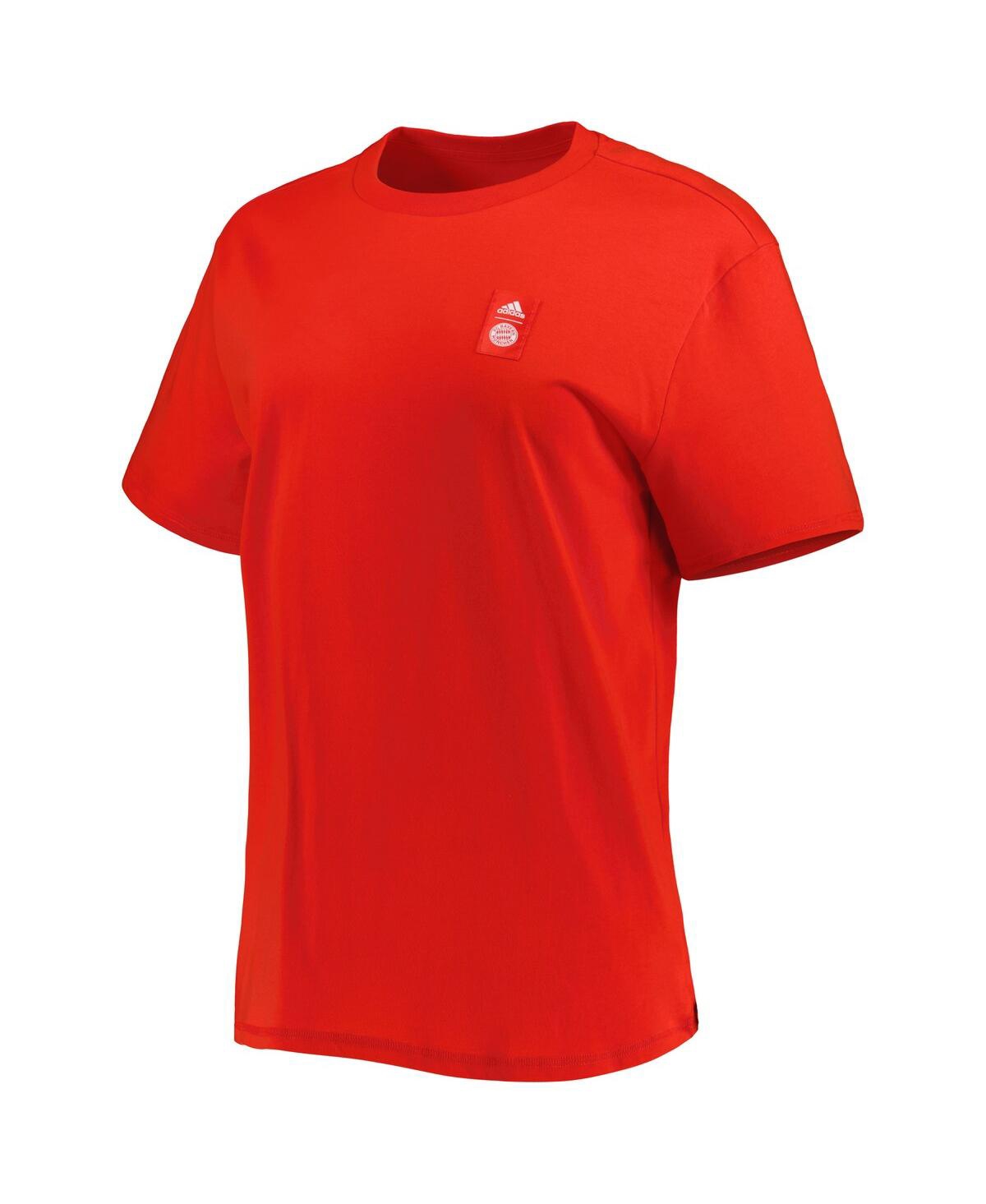 Adidas Women'sBayern Munich Dna T-Shirt - Red