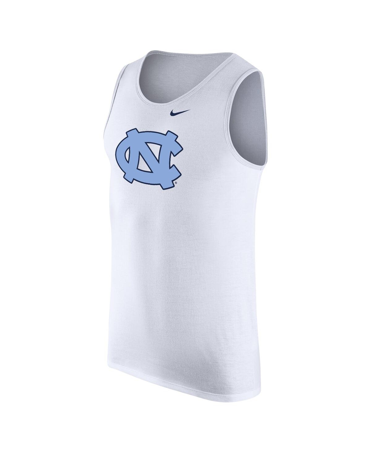 Nike Men's White North Carolina Tar Heels Tank Top In White