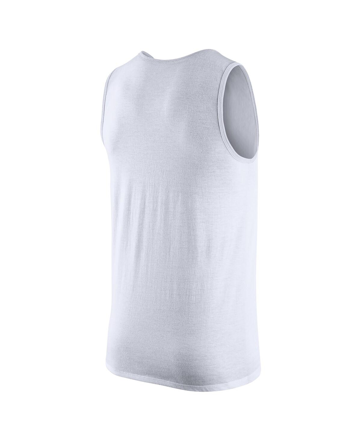 Nike Men's White Clemson Tigers Tank Top In White