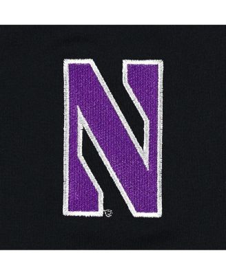 Men's Black Northwestern Wildcats T2 Tipped Performance Polo