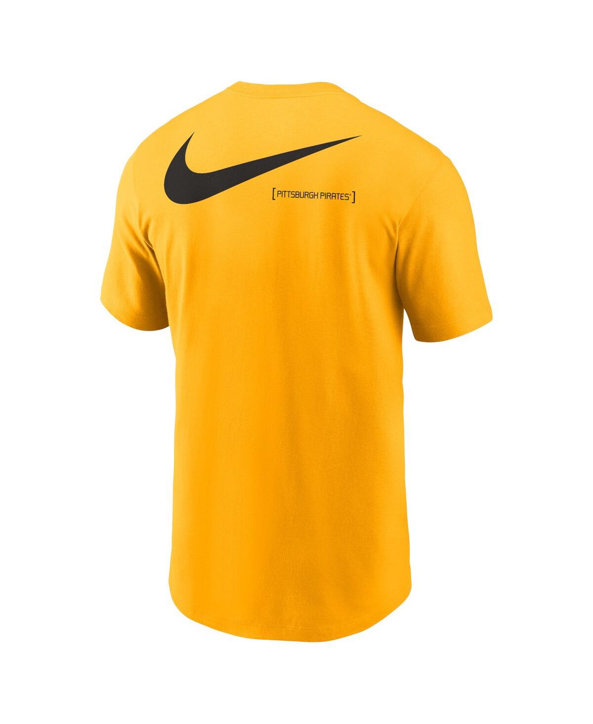 Nike Men'sPittsburgh Pirates 2-Hit Speed City Connect T-Shirt - Gold