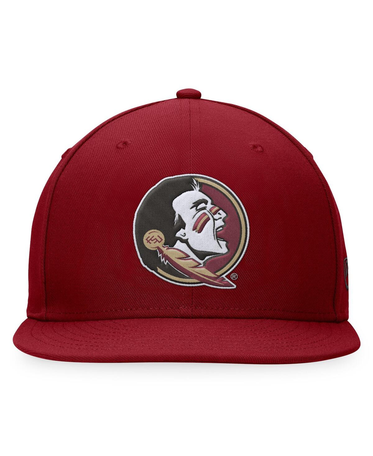 Top of the World Men'sFlorida State Seminoles Fitted Hat - Garnet