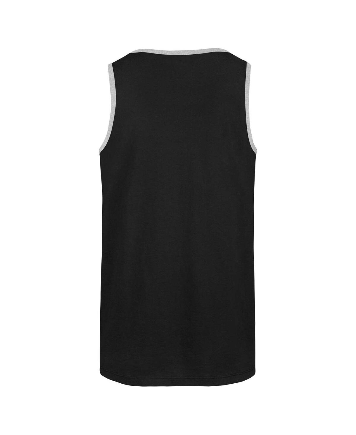 5th & Ocean '47 Brand Men's Black Philadelphia Eagles Upload Franklin Tank Top In Black