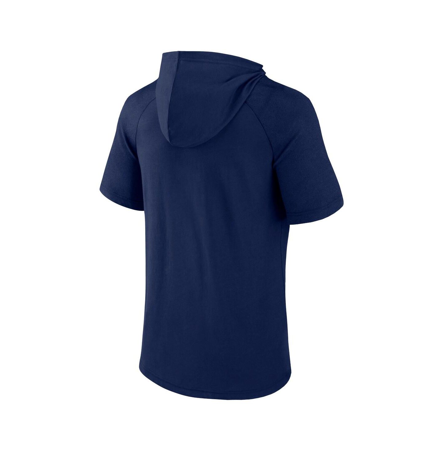 Мужское худи Fanatics Navy Penn State Nittany Lions Double Arch Raglan Short Sleeve T-Shirt — фото 2