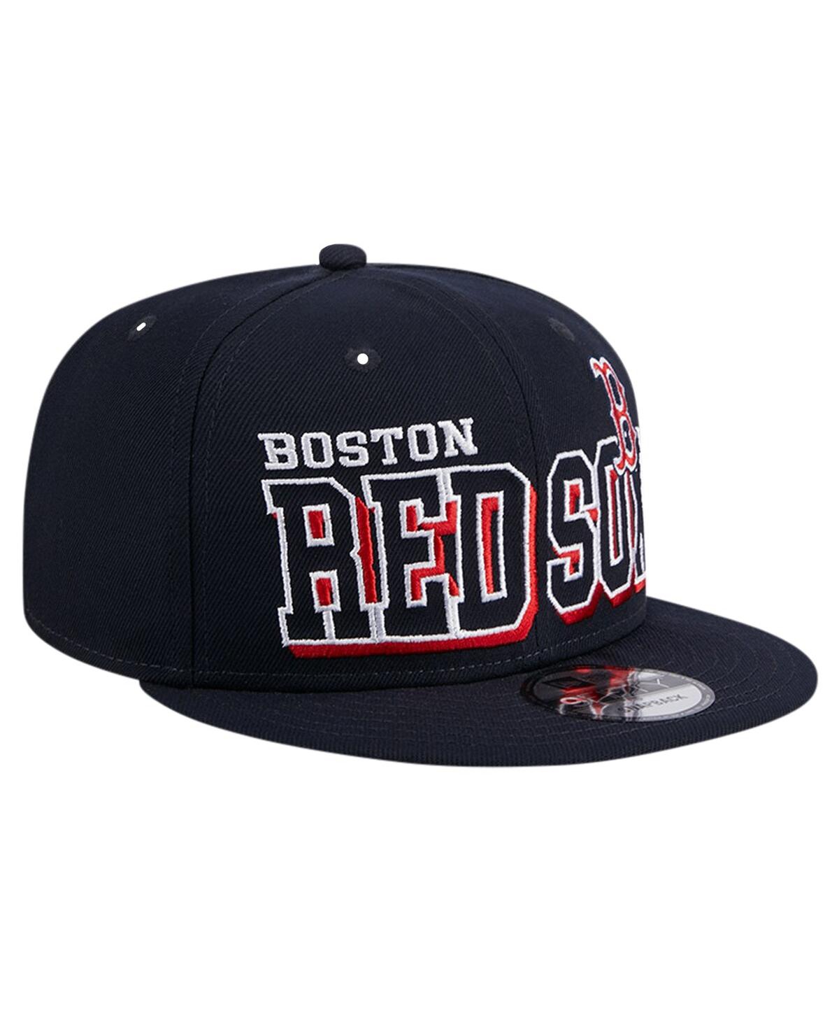 New Era Men's Navy Boston Red Sox Game Day Bold 9fifty Snapback Hat In Navy