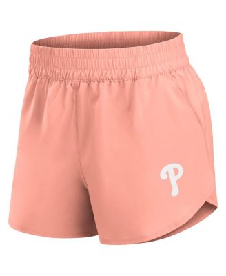Women's Coral Philadelphia Phillies Studio Woven Vibe Shorts