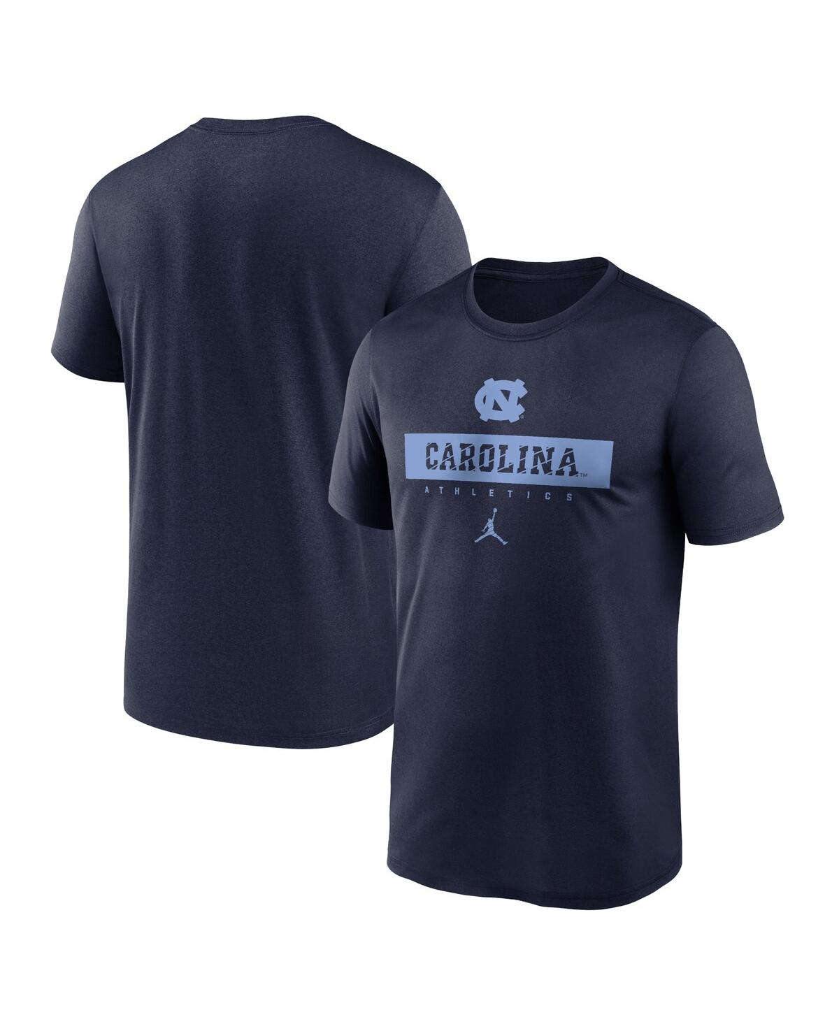 Men's Navy North Carolina Tar Heels 2024 Sideline Legend Performance T-Shirt - Navy
