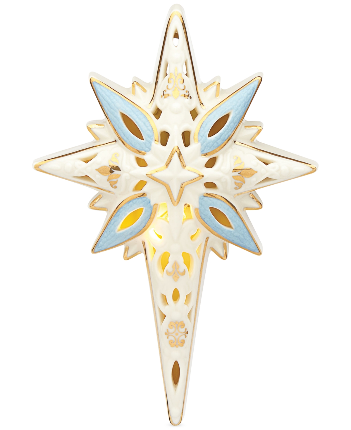 Lenox First Blessing Nativity Lighted Star Figurine - Ivory