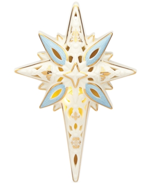 Lenox First Blessing Nativity Lighted Star Figurine In Ivory