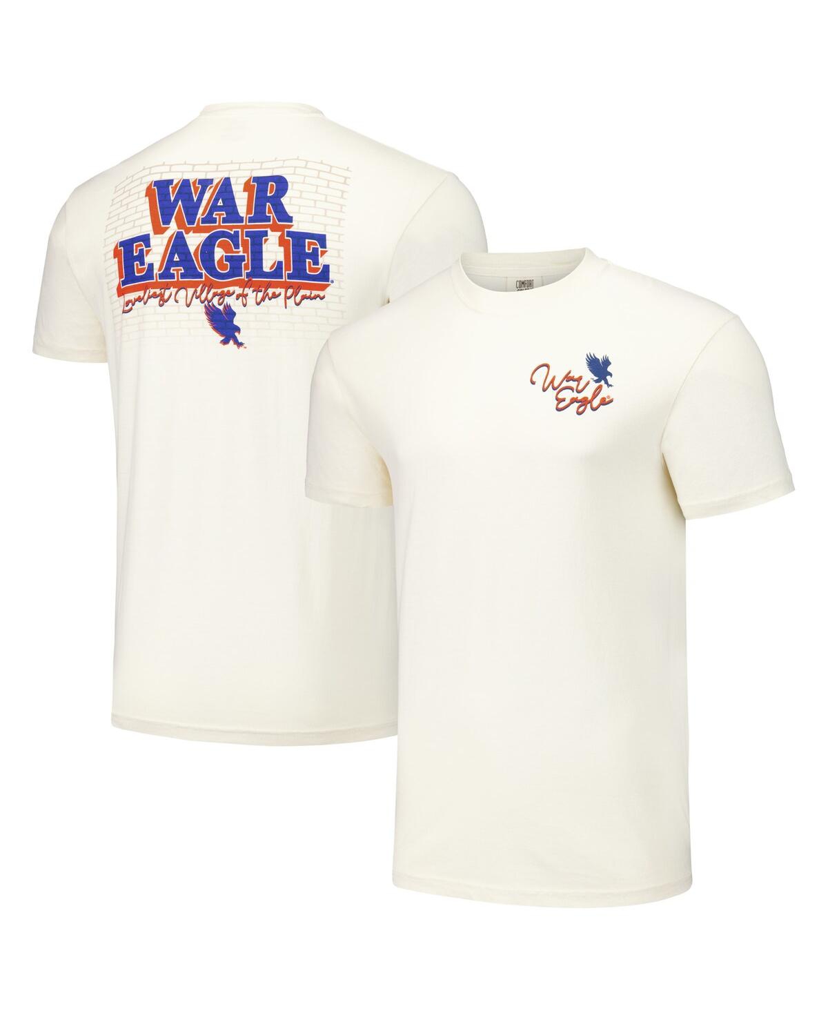 Image One Men's And Women's Natural Auburn Tigers Hyper Local Brick Texture War Eagle T-shirt In Natural
