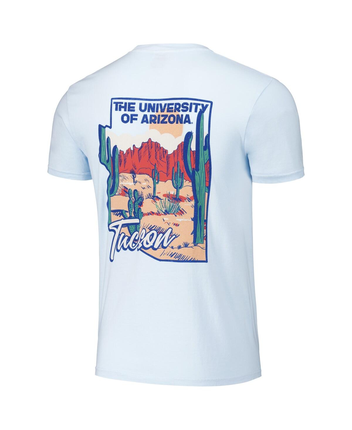 Image One Men's and Women'sArizona Wildcats Hyper Local Cactus State T-Shirt - Light Blue