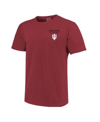 Men's and Women's Crimson Indiana Hoosiers Scenic Comfort Colors T-Shirt