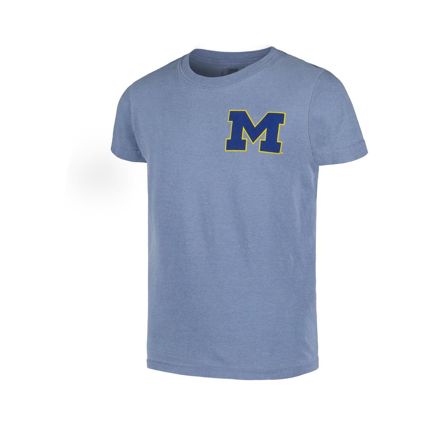 Big Boys and Girls Navy Michigan Wolverines Hyperlocal Comfort Colors T-Shirt