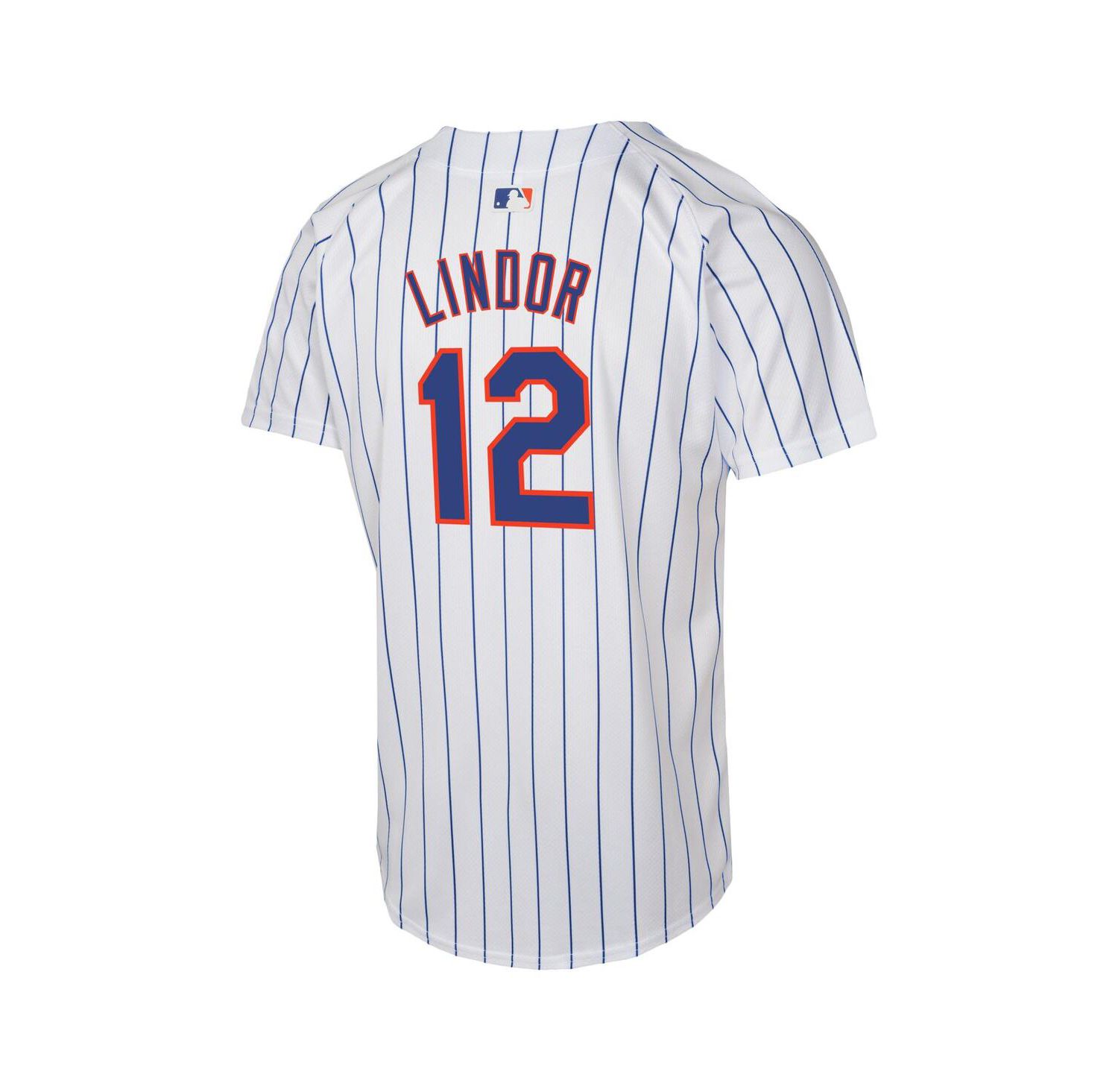 Big Boys and Girls Francisco Lindor White New York Mets Home Game Player Jersey